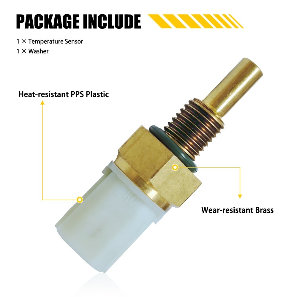 Engine Coolant Temperature Sensor Sender Temp for Honda Pilot Ridgeline Accord