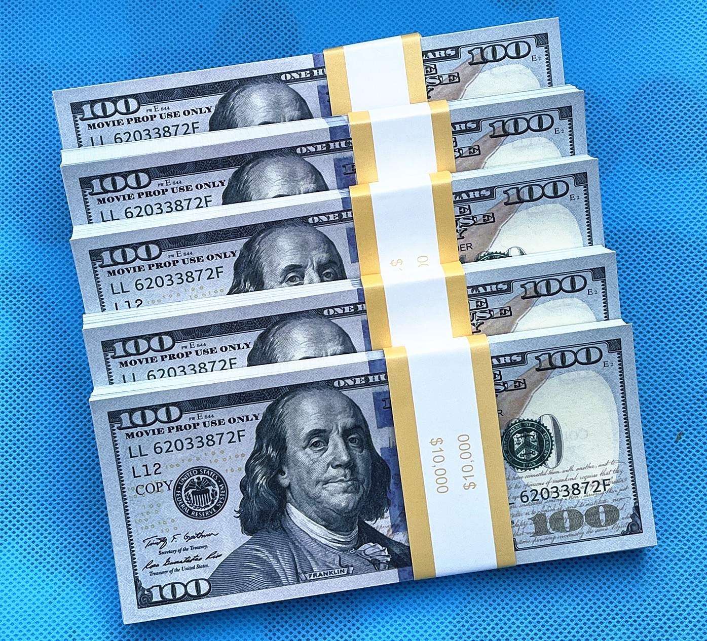 500 Pieces Of  $100 bills Replica Money Prop for Pranks & Movie , Learning Toys