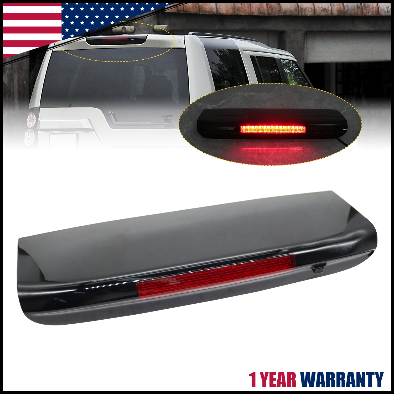 For Land Rover LR3 LR4 High Mounted 3rd Third Brake Light Lamp LR072856 New