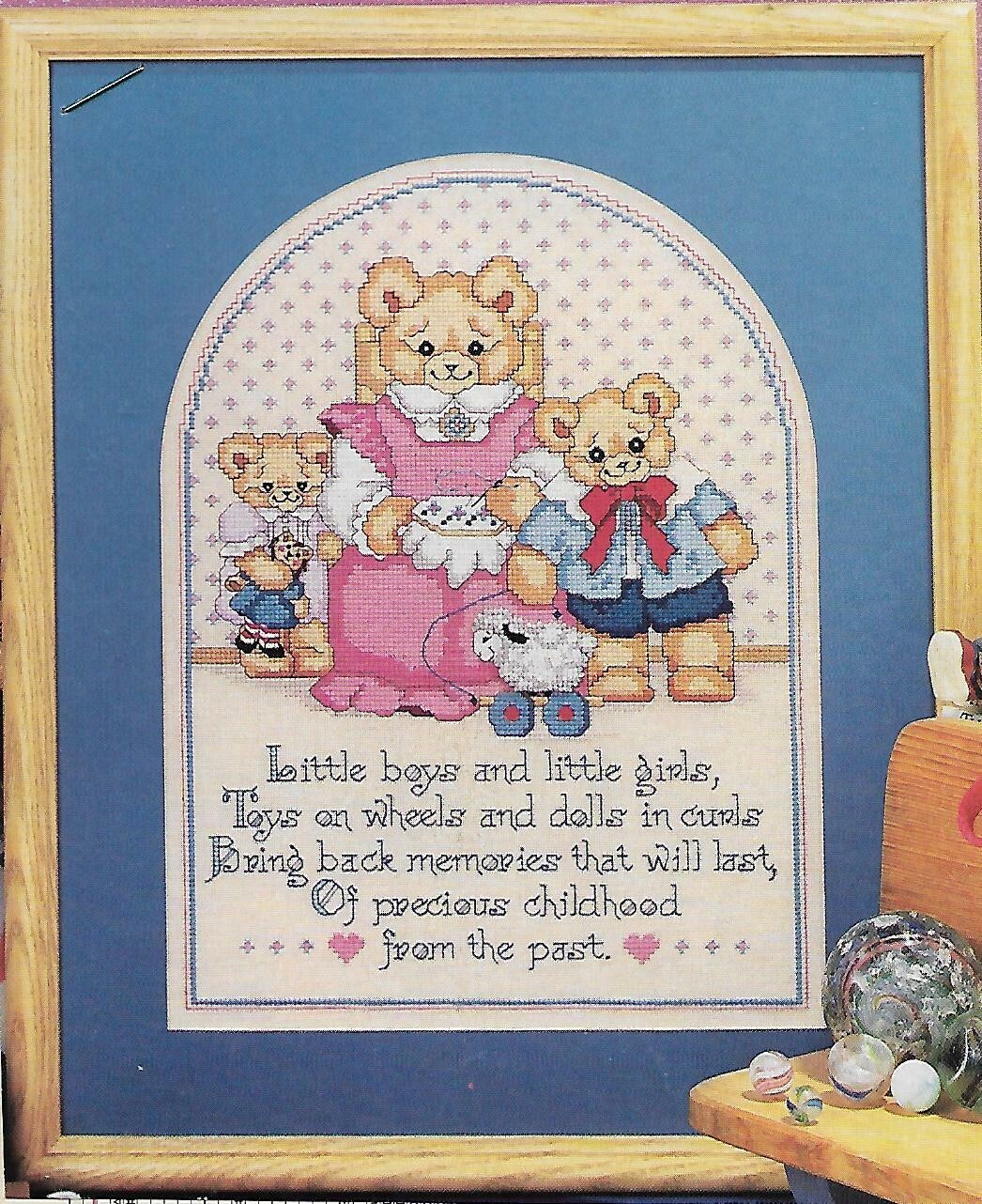 Childhood Memories cross stitch pattern instructions