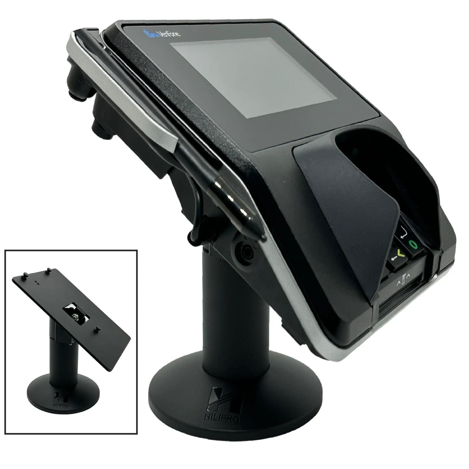 Hilipro Stand for Verifone MX915 - Sturdy Metal - 4.7" Tall - Swivel and Tilt