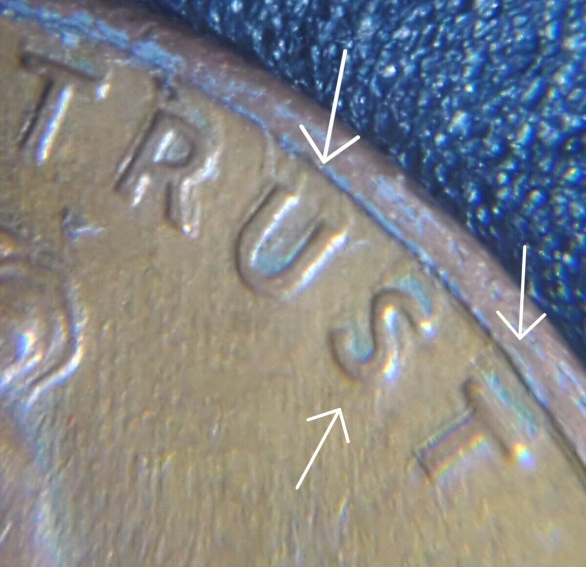 1987 D Memorial Penny, ●EXTREME DOUBLING● Error