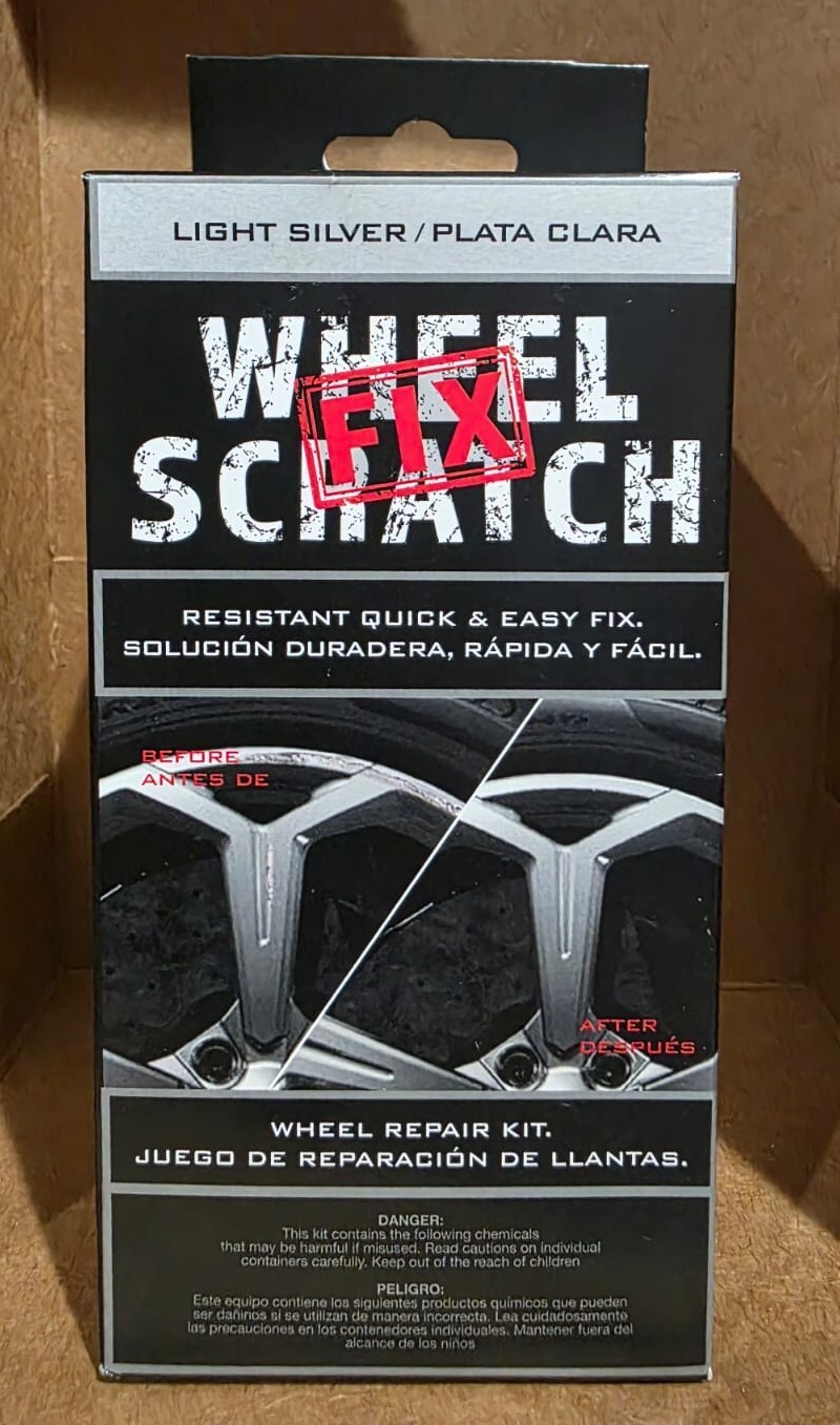 Wheel Scratch Fix Quick And Easy Wheel Touch Up Kit Universal (Black Gloss)