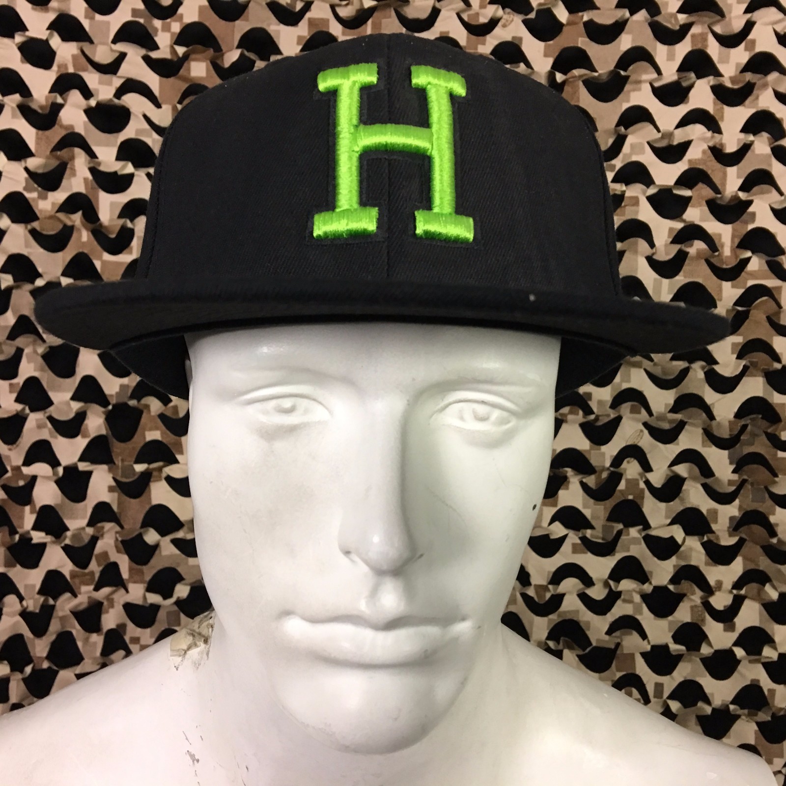 NEW HK Army Flex Fit H Hat - Neon - Small/Medium
