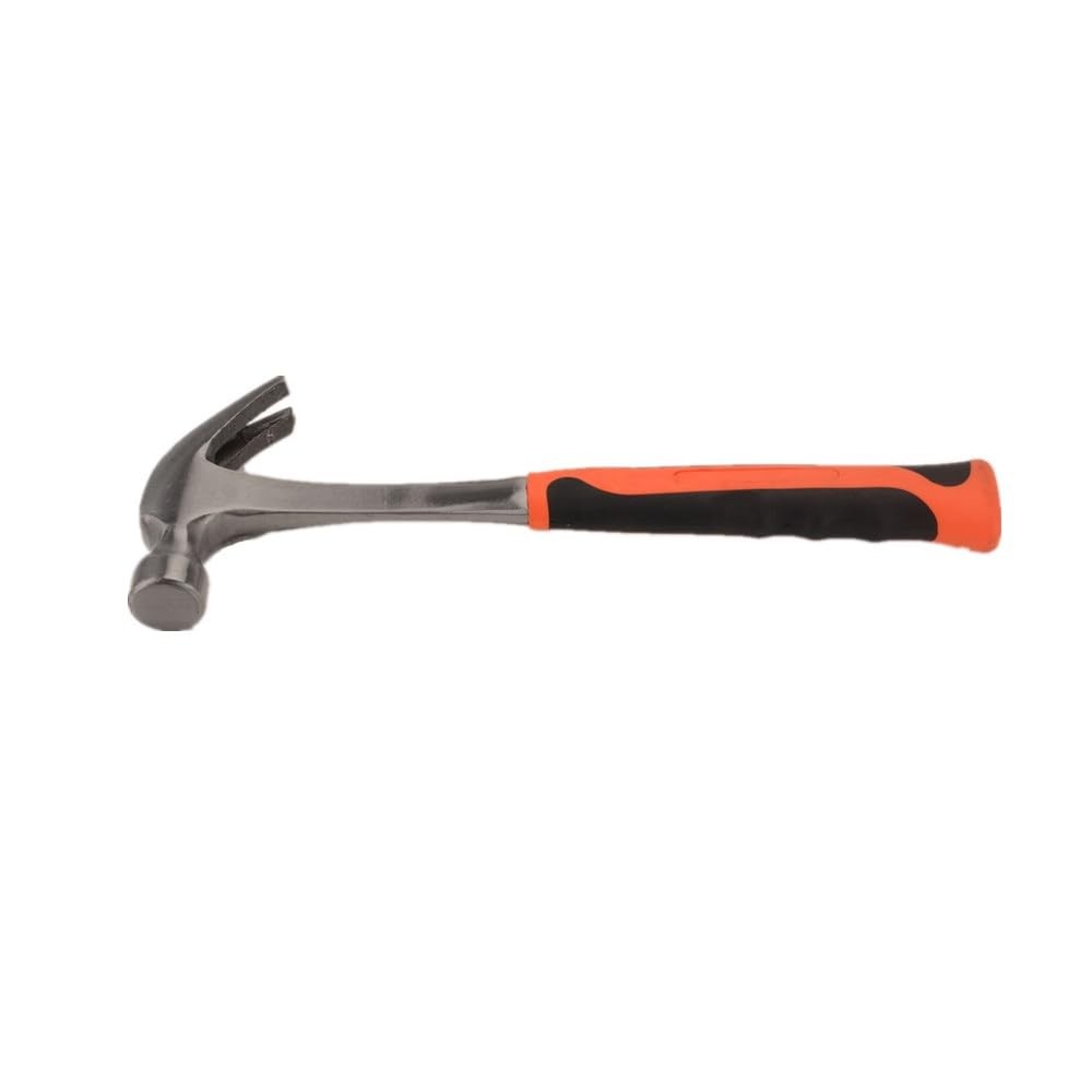 20oz Claw Hammer With Smooth Face & Shockabsorbing Leather Long Handle Straight