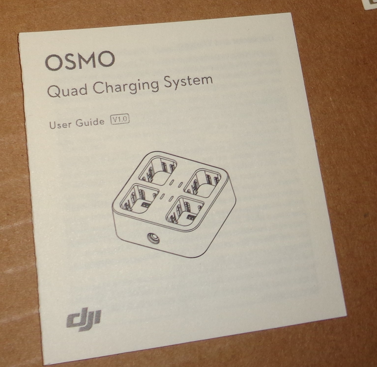 DJI Part 58 Quad Charging System (Adapter Excluded) OSMO