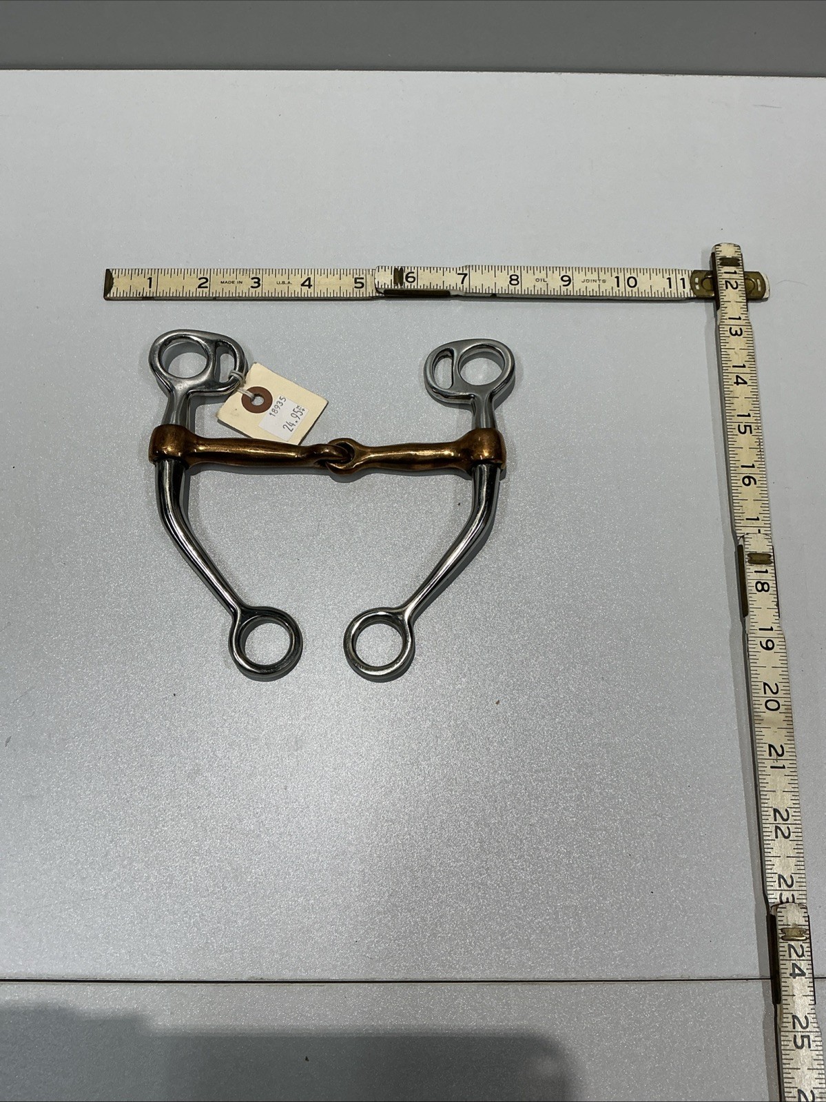 Copper Mouth, Tom Thumb Snaffle Bit For Training, Gently Used, Horse Tack