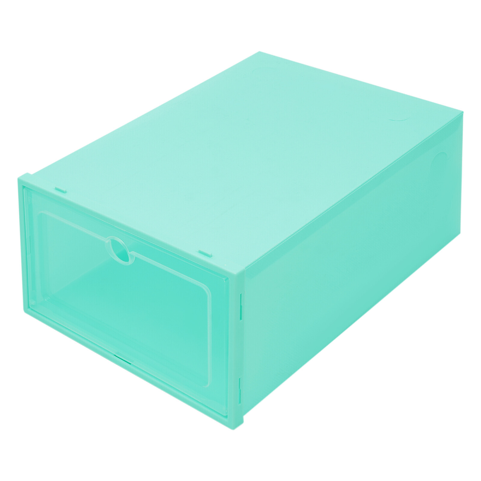 24Pack Foldable Shoe Box Storage Stackable Plastic Sneaker Case Organizer W/Lids