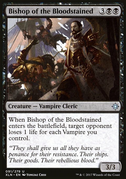 Magic the Gathering MTG Bishop of the Bloodstained (91) Ixalan   LP