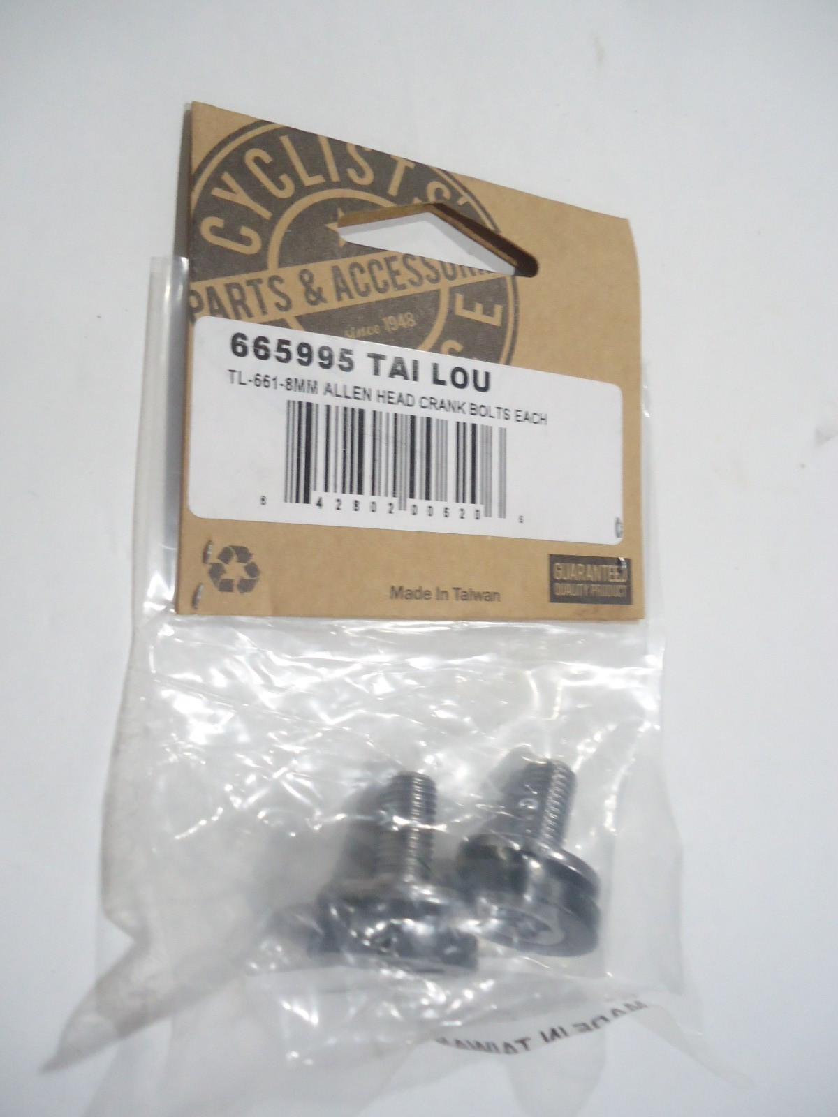 Hex Head 8mm Allen head axle bolt Crank Bolts NEW