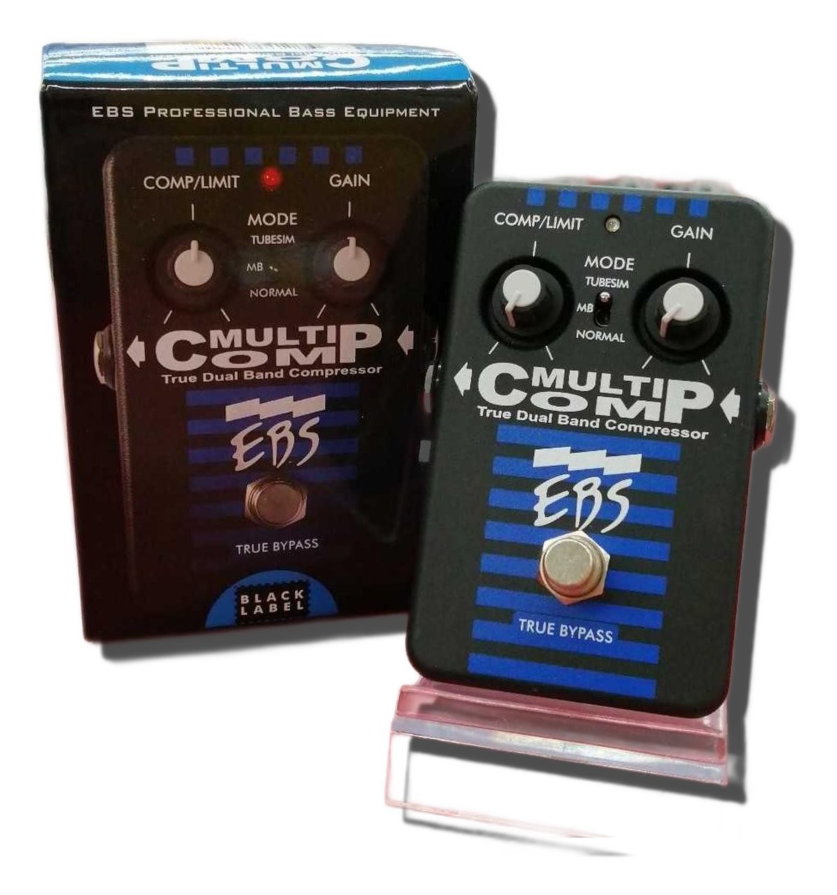 EBS MultiComp Compressor Effects Pedal Tested & Works 70103
