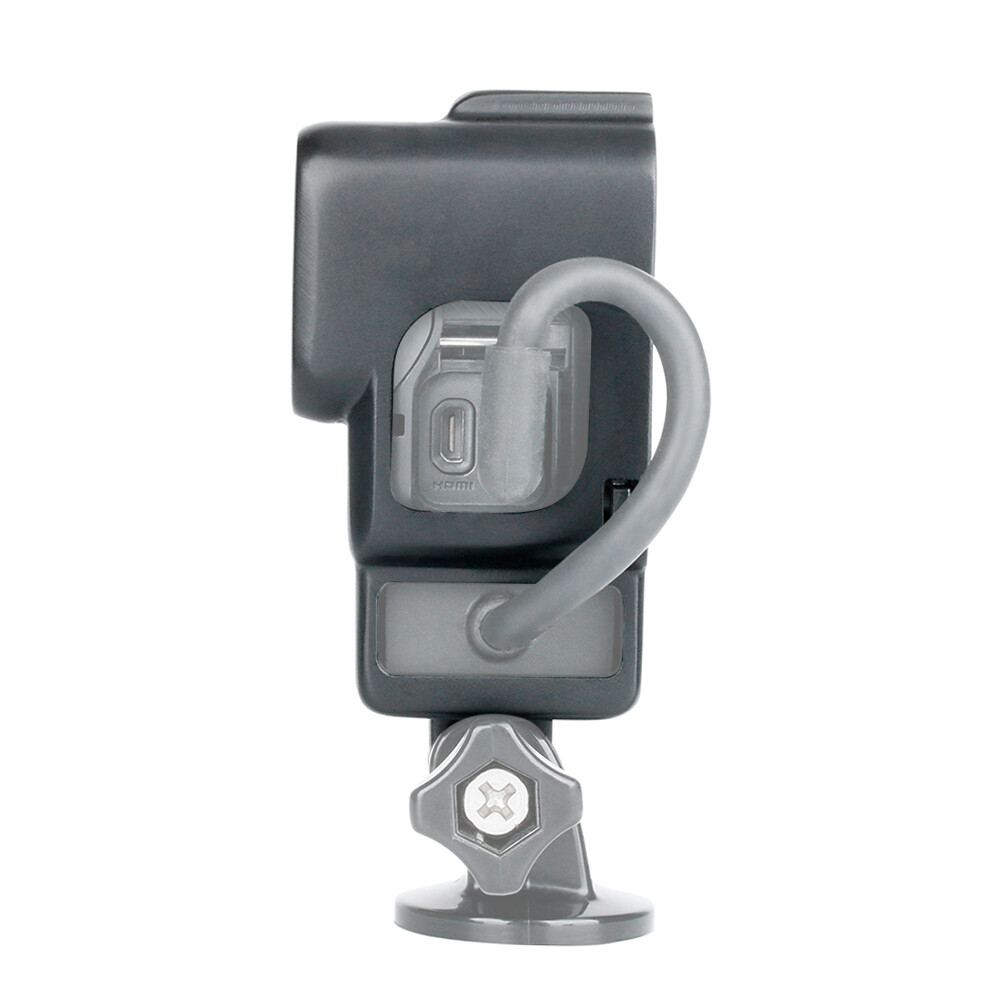 Vlog Case Action Camera Housing Shell Vlogging Cage Frame with Cold Shoe Mount