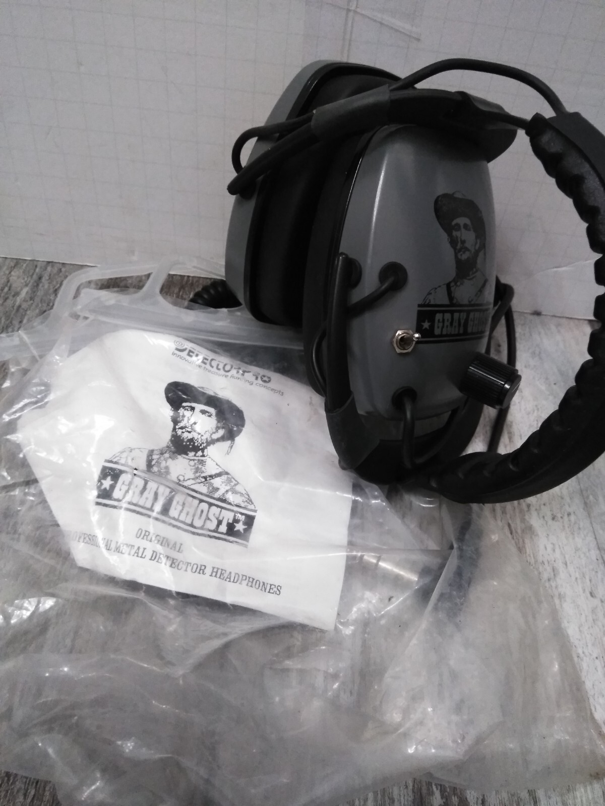 Detector Pro Gray Ghost  Headphones No Down Time Metal Detecting