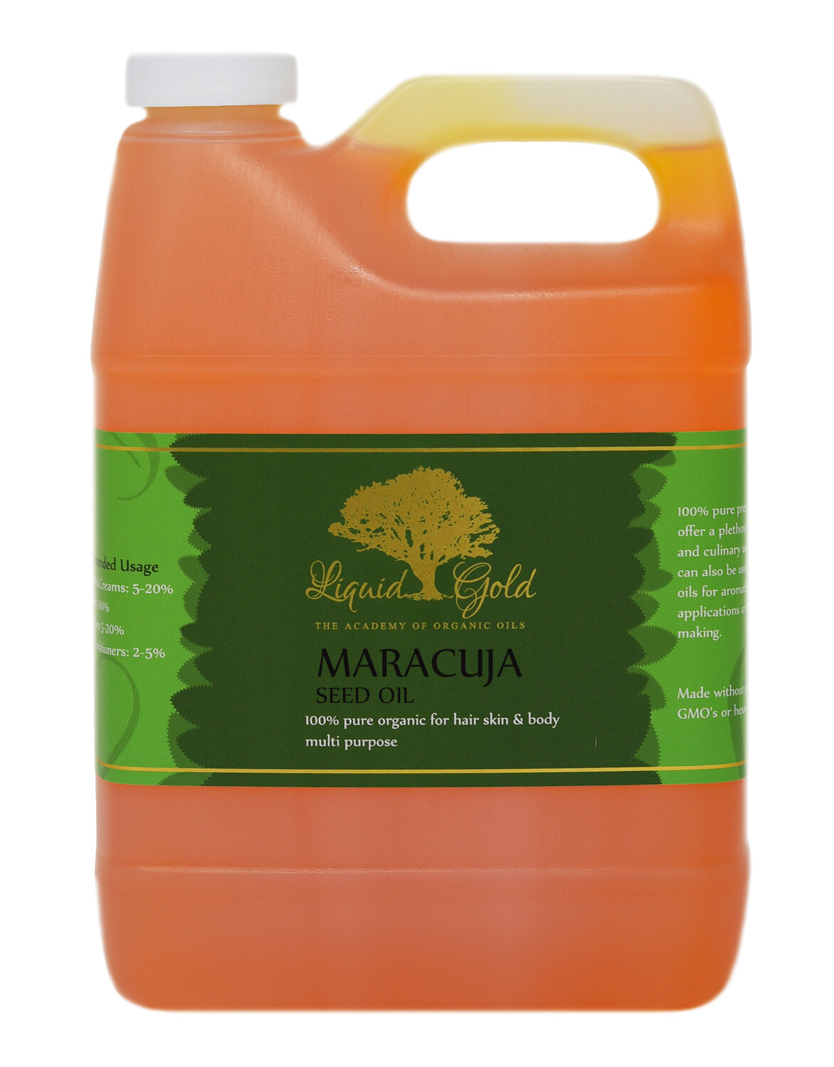 32oz Premium Liquid Gold Maracuja Oil Passionfruit Pure&Organic Skin Hair Health