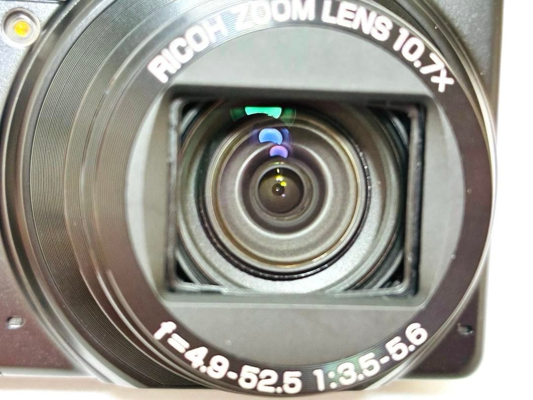 [Shutter Count: 006] RICOH CX6 Black Compact Digital Camera Only Japanese