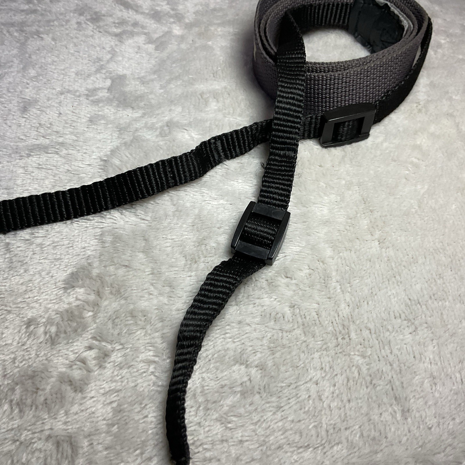 Vintage Sony Camera Neck Strap Gray Black Adjustable