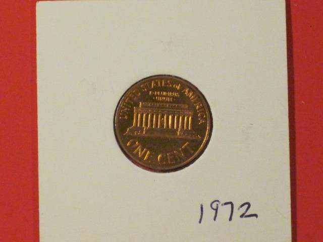 1972-S Proof Memorial Small Cent - Excellent