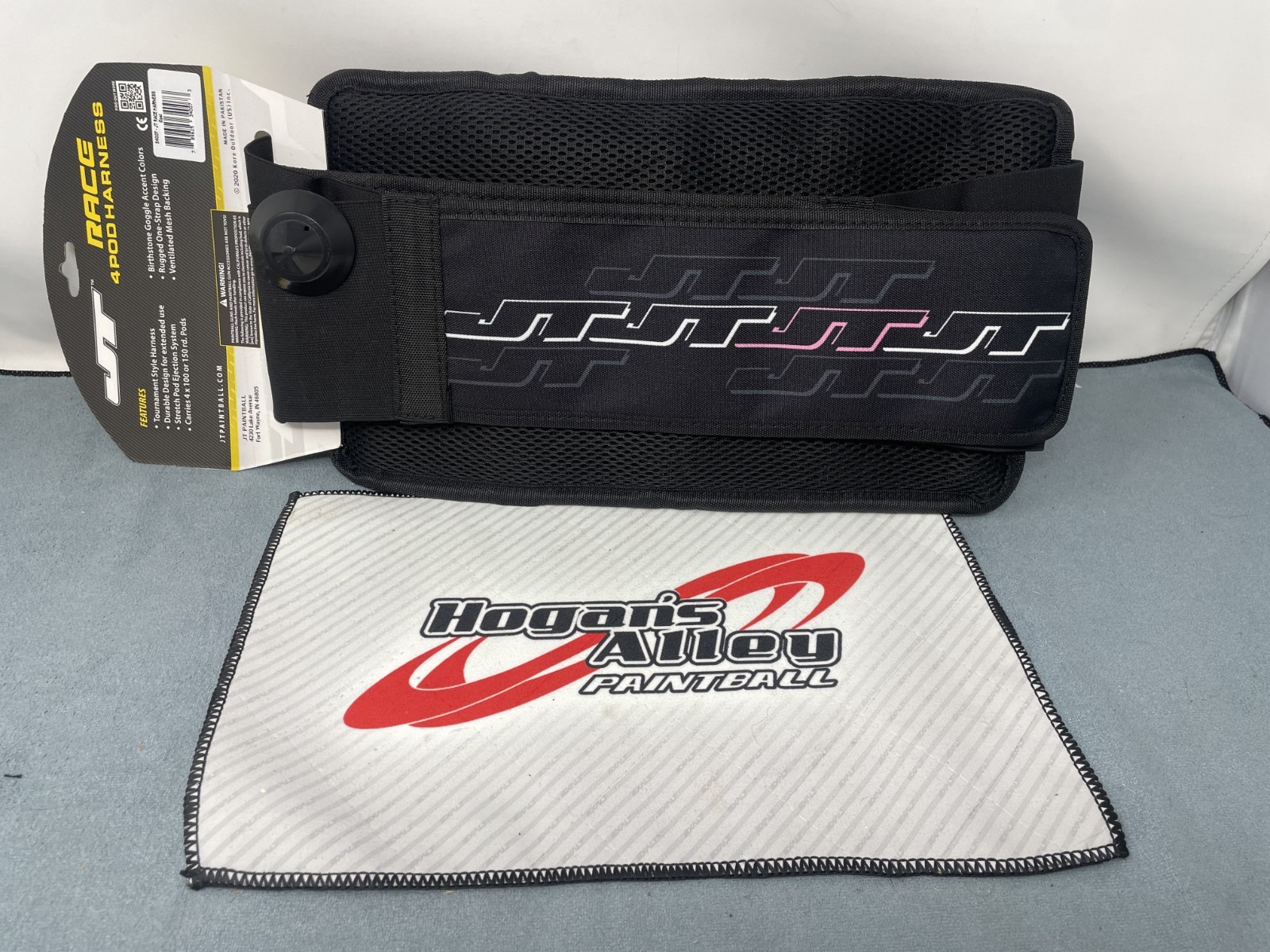 JT Race 4 Pod Paintball Pack/Harness (Opal)