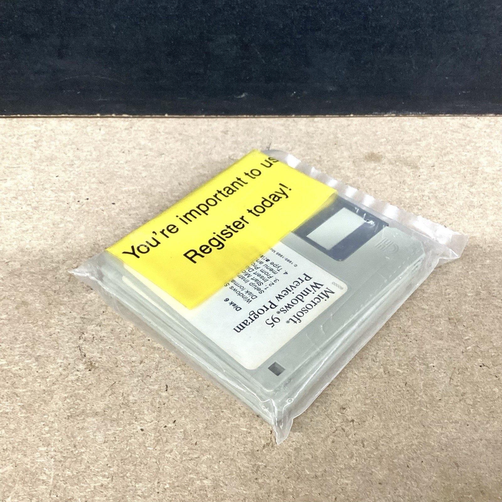 Sealed Collectible Set of Microsoft Windows 95 Preview Program floppy disks