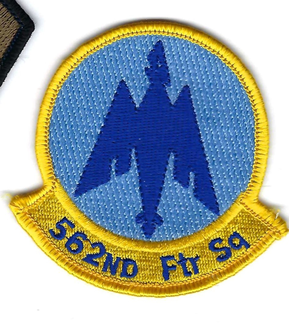 PATCH USAF 562d  FIGHTER  SQ FS  3"    FS-31