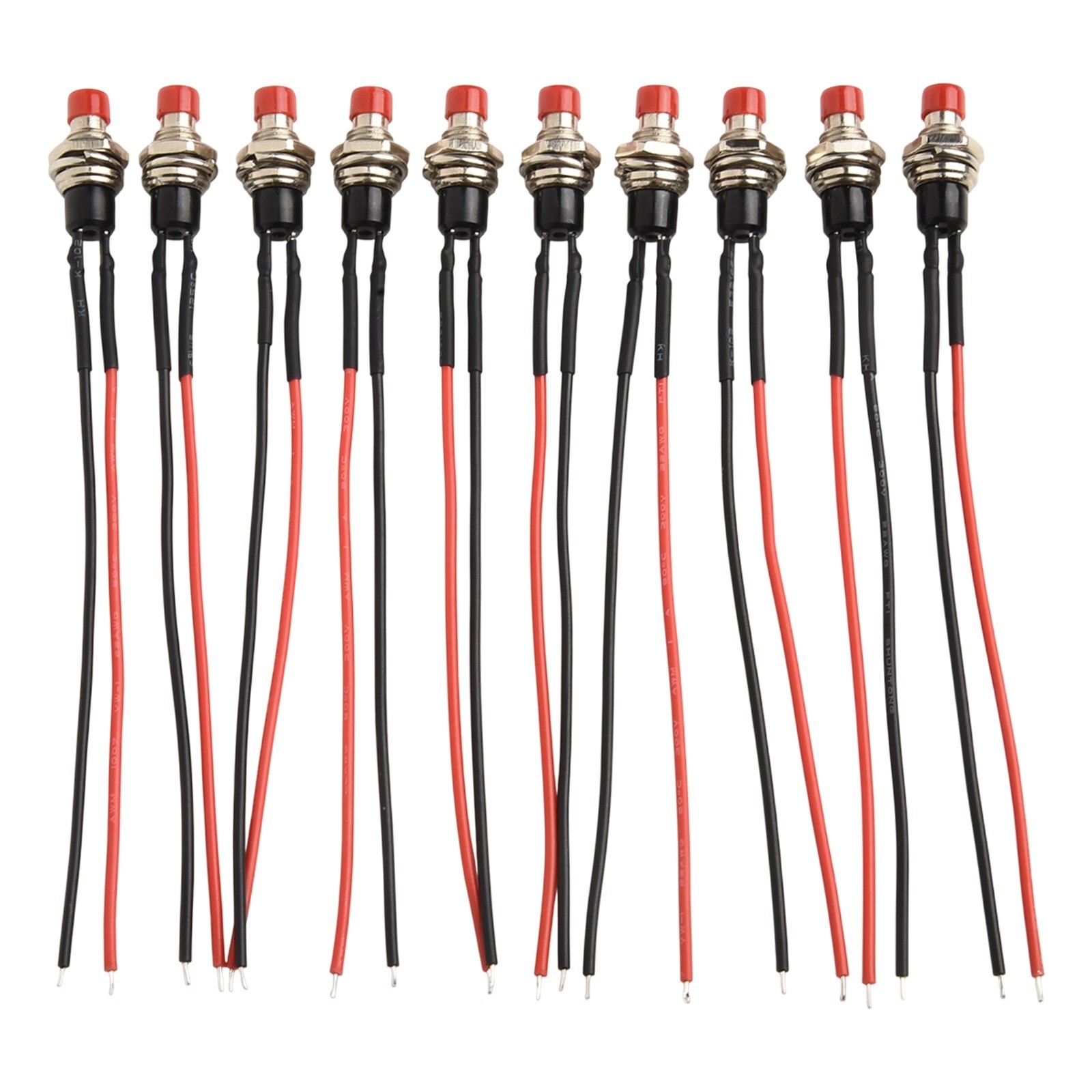 Innovative Design Miniature Push Buttons Ten Pack with Easy Installation