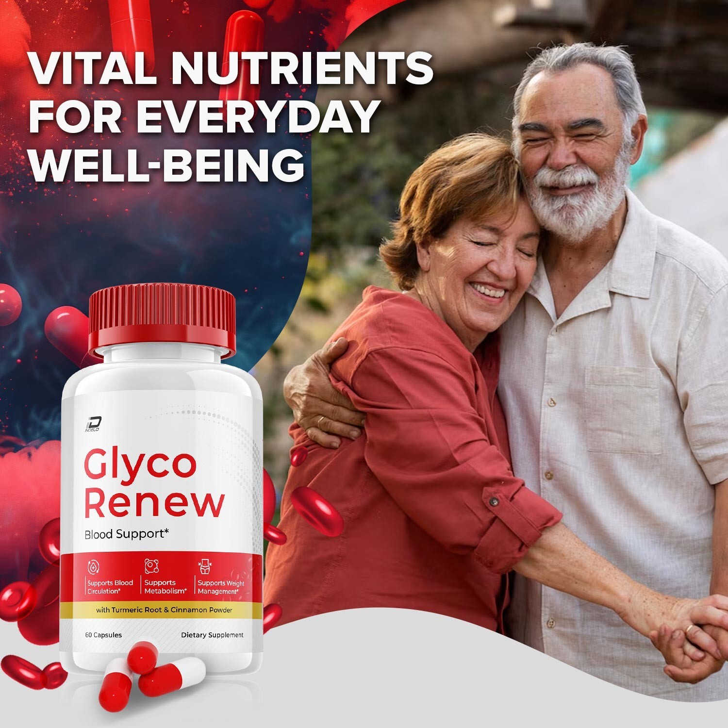 (5 Pack) Glyco Renew Blood Support Capsules - GlycoRenew Advanced Supplement...
