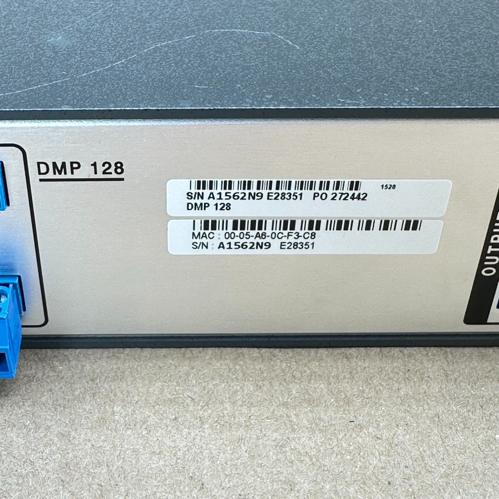 Extron DMP 128 Digital Matrix Processor ProDSP Audio DSP Mixer Used