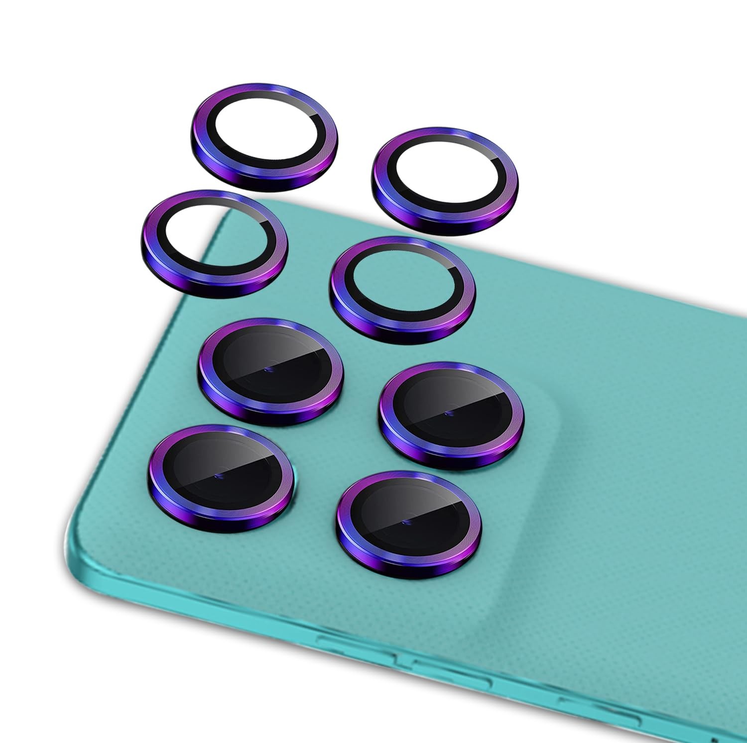 Luchantle 2 Set for Motorola Edge 2025 Camera Lens Protector, 9H Colorful