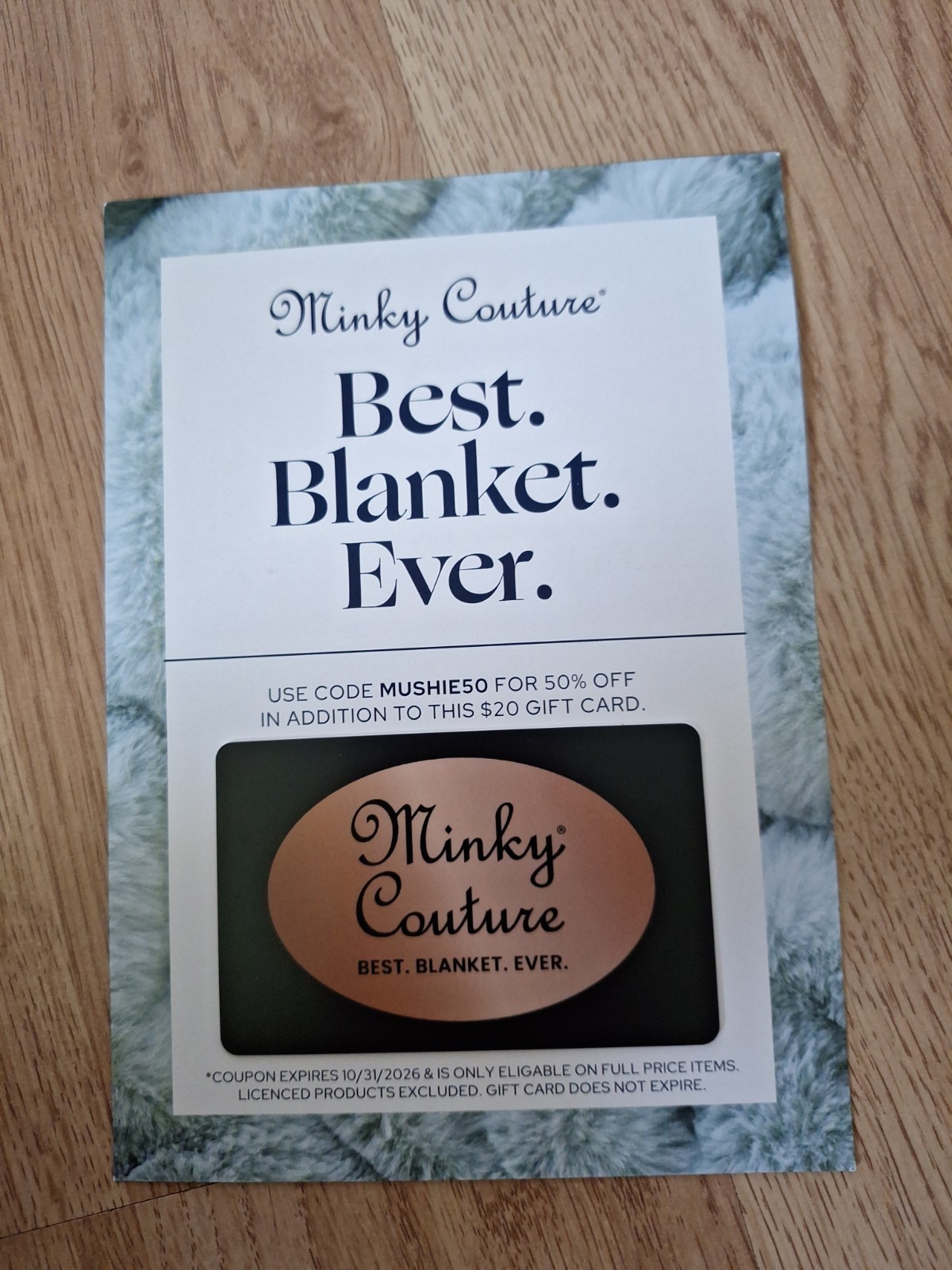 $20 Minky Couture Gift Card