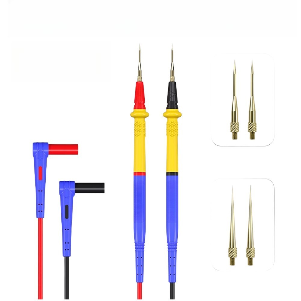 RP15 Stainless Steel Multimeter Probes with Flexible Silicone Insulation