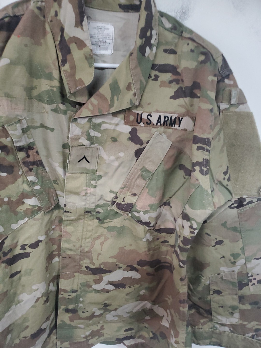 USGI Scorpion W2 OCP Combat Uniform top jacket medium Regular 50/50 Stain