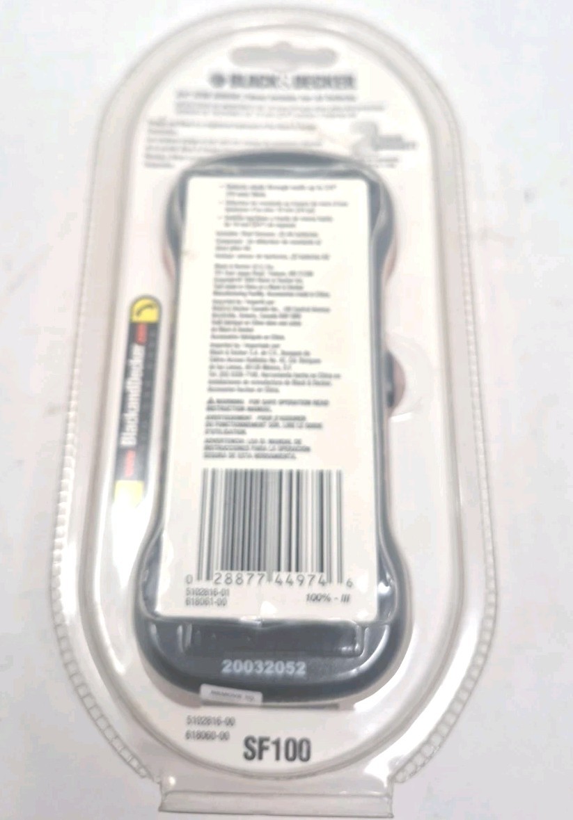 Black and Decker 3/4” SF100 Stud Sensor - New