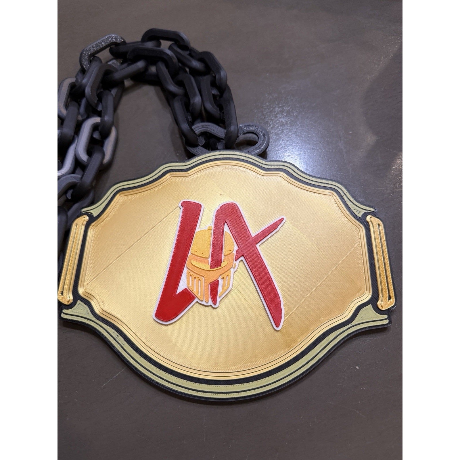 LA Knight WWE championship belt hype fan chain OR desk display!  Pick one!