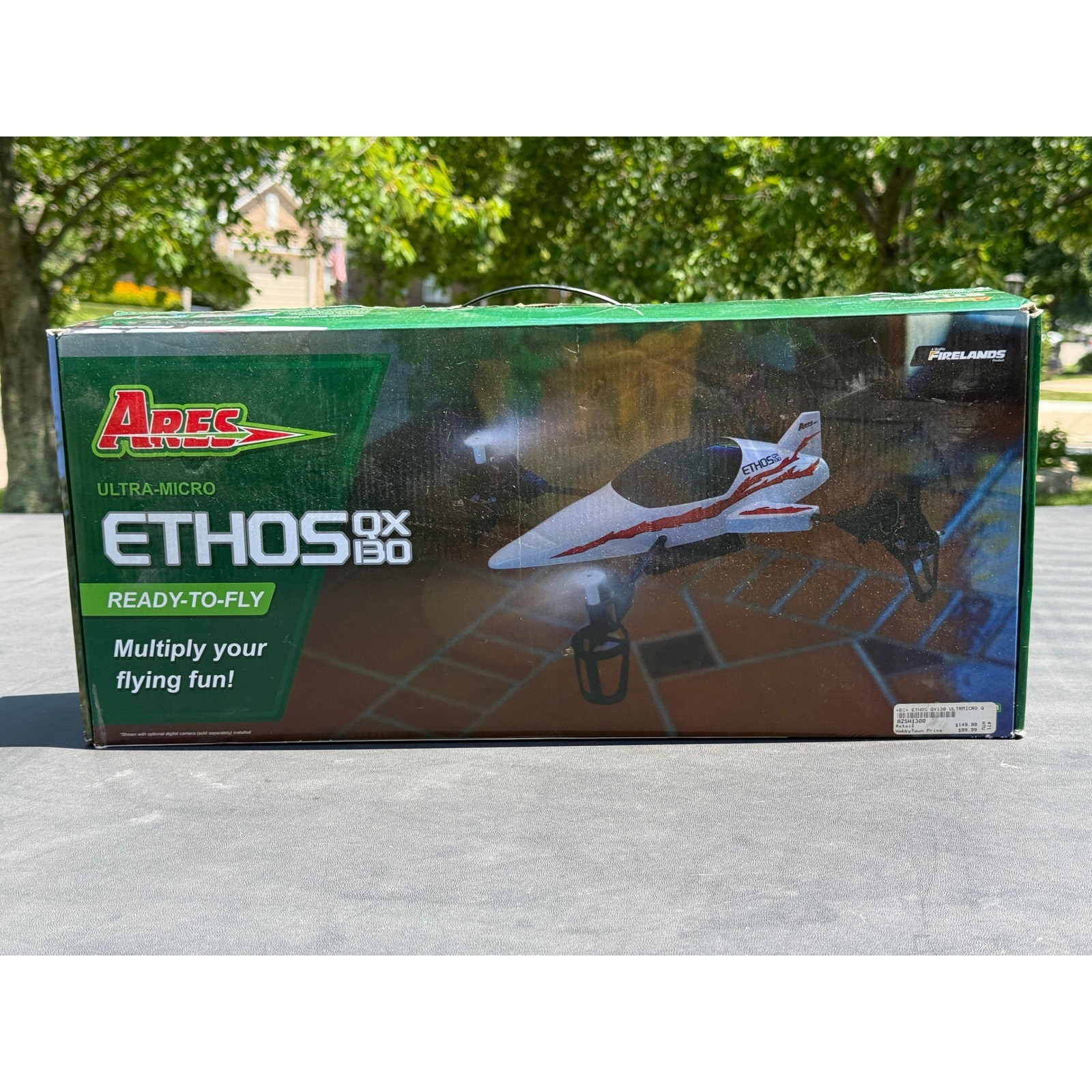 Ares Ethos QX 130 Ultra-Micro RC Quadcopter RTF Drone with 2.4GHz Transmitter