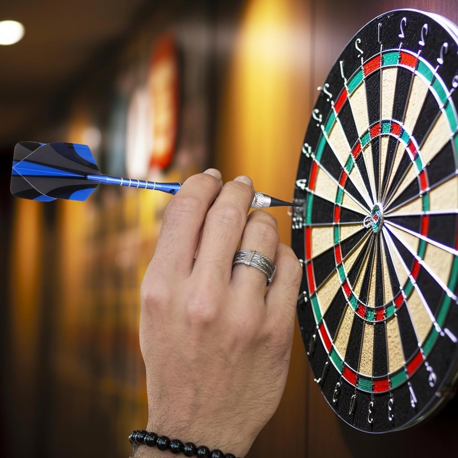 Professional Soft Tip Darts Set - 12 Darts, 16 Flights & 200 Plastic Tips