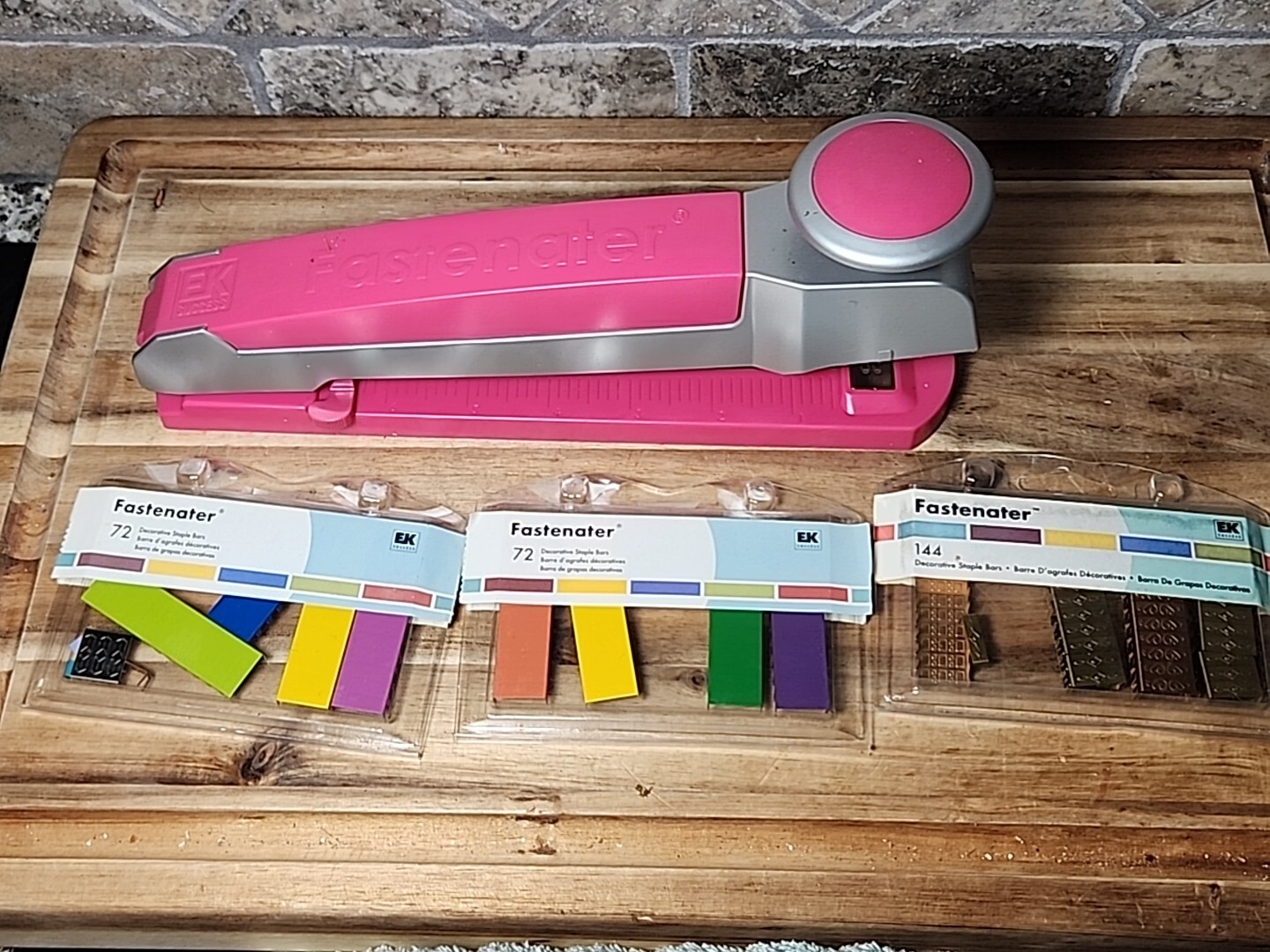 Ek Success Fastenater, with Staple Bars FOR Scrapbooking and Crafts