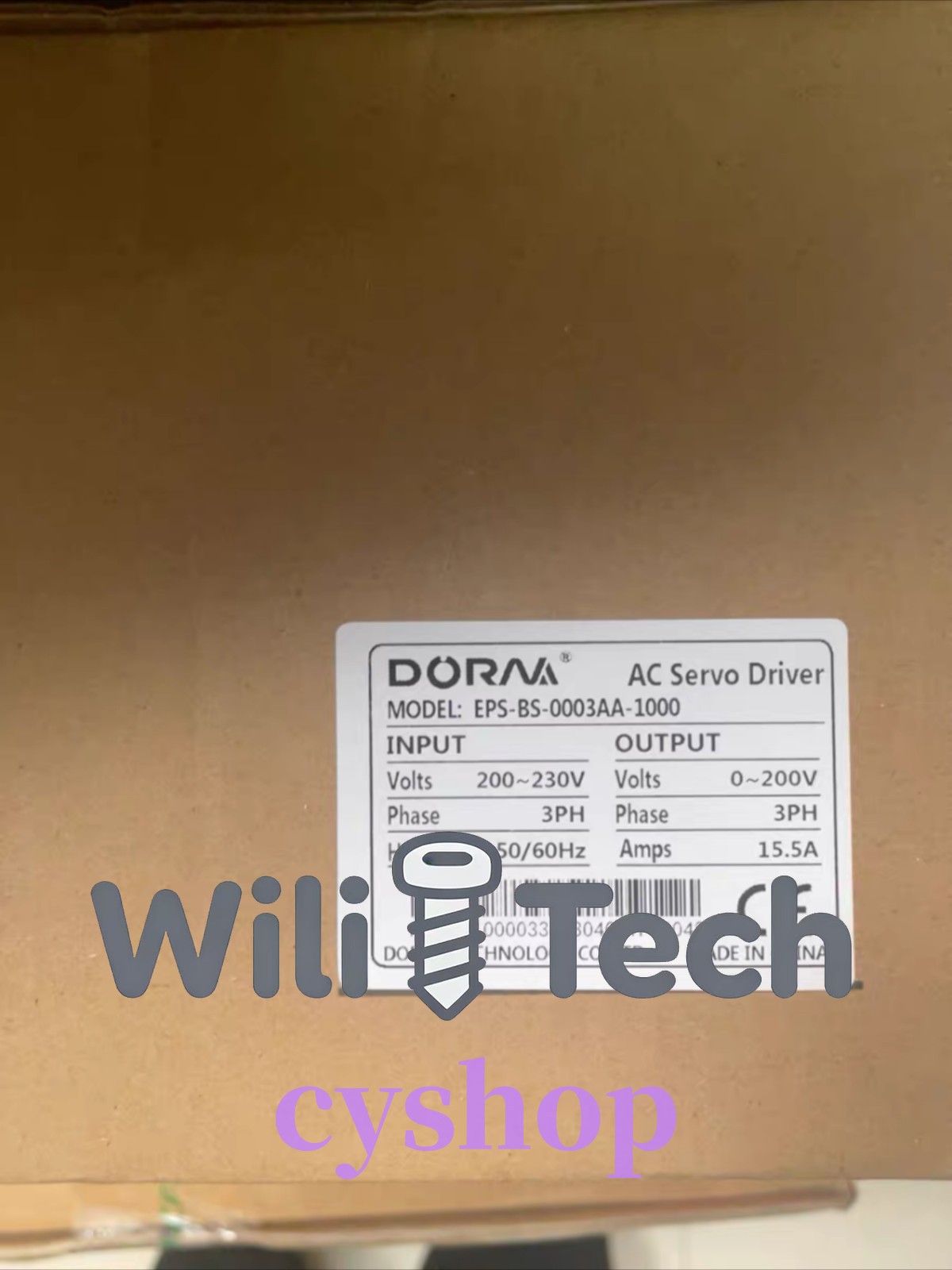 1PC New DORNA EPS-BS-0003AA-1000 servo drive Fast Shipping via FedEx or DHL*y
