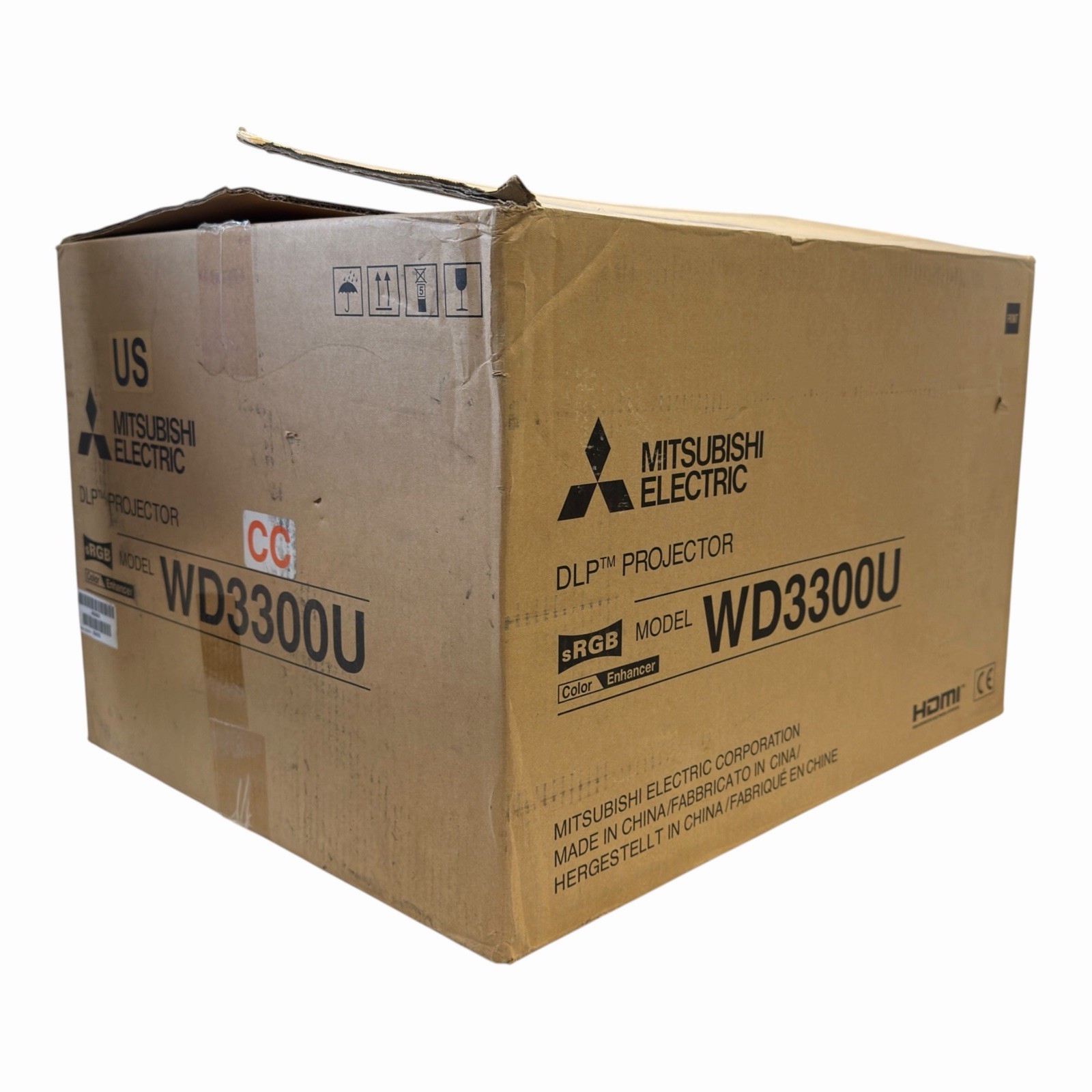 Mitsubishi WD3300U DLP Home Cinema Projector - 16:10 Ratio, 4000 ANSI Lumens