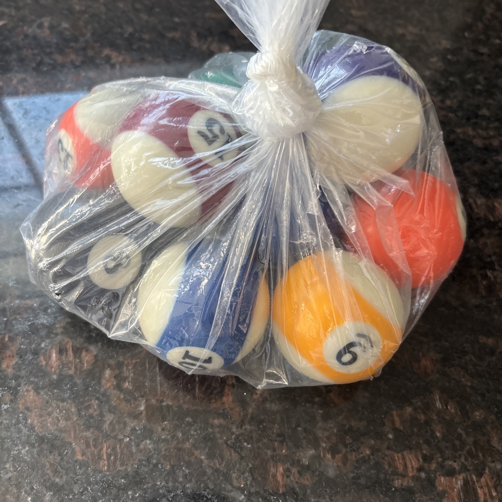 Lot Of 10 Vintage Billiard Pool Table Balls Mixed Lot -Incomplete Set- 2” Balls
