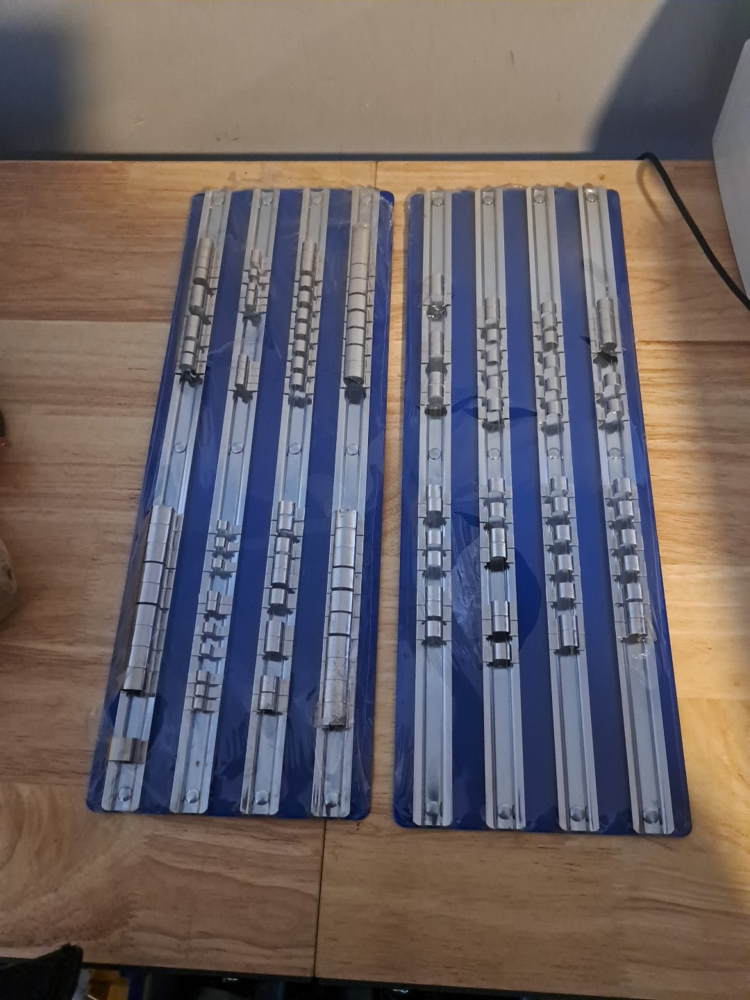 Cornwell Blue 1 Tray 3/8" Drive 4 Rail,  1 Tray 1/4" 3/8" & 1/2" Drive CTG444B38