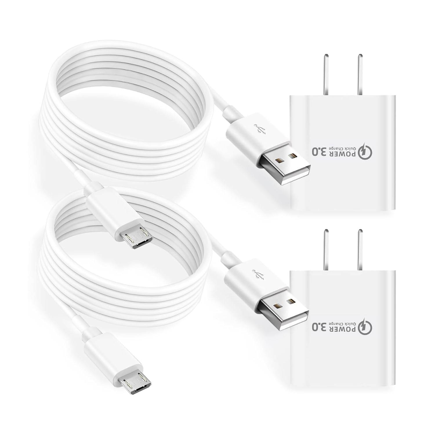 2 Pack 10FT Arlo Camera Charger 9V for Arlo Pro, Pro2, Q/Go, Essential Spotlight