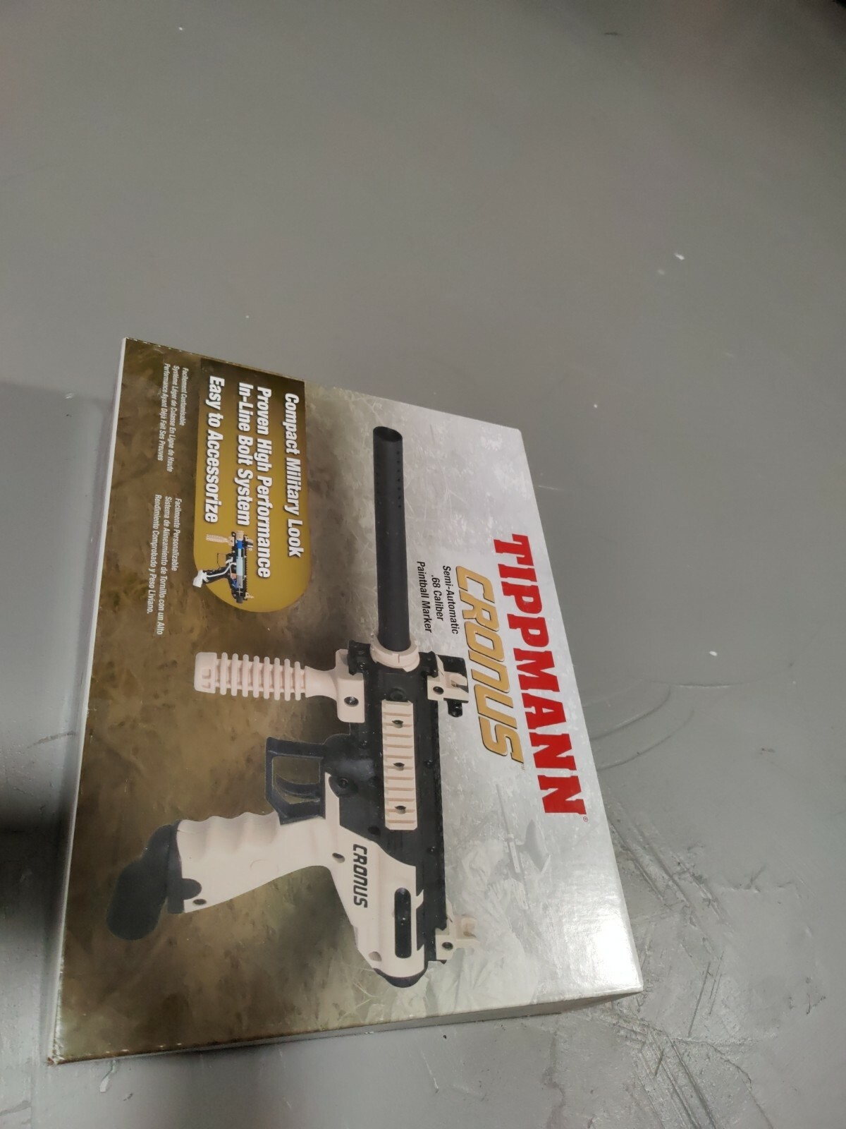 Tippmann Cronus Basic Paintball Gun .68 Caliber Marker - Tan / Black NEW SEALED