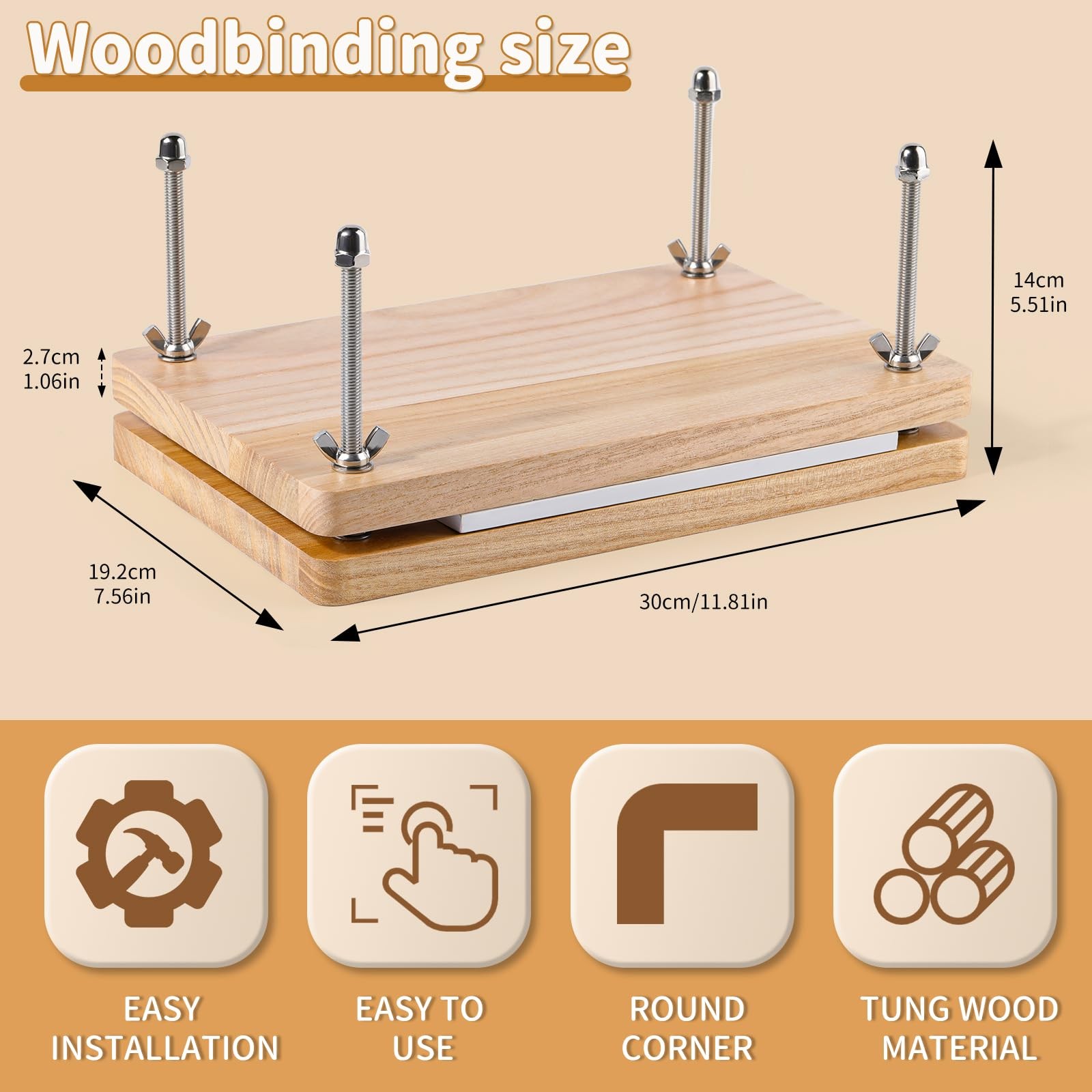 Book Binding Kits, Bookbinding Supplies, Bookbinding Kit for Beginners Bone F...