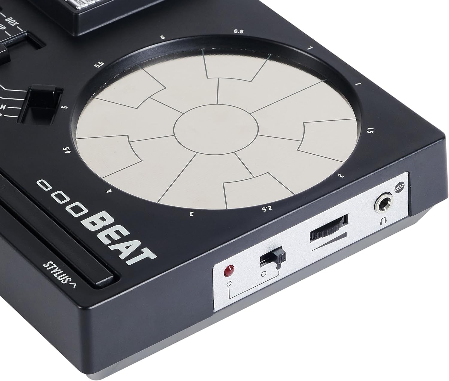 Compact Stylus Drum Machine: 4 Drum Kits & Bass Sounds, Beat & Loop Maker