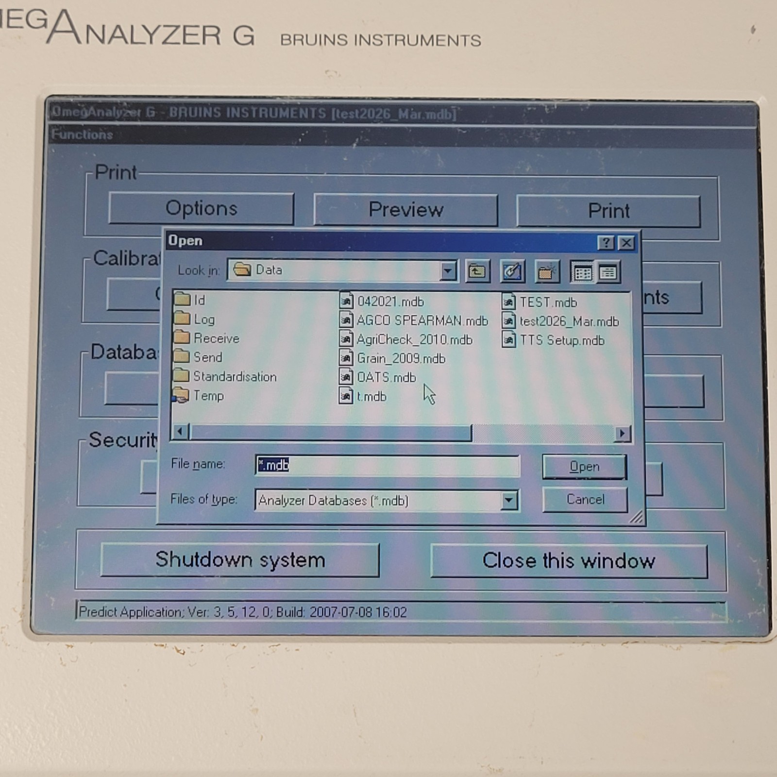 TESTED Bruins OmegAnalyzer G NIR Grain Analyzer Wheat Barley Corn Protein Moist