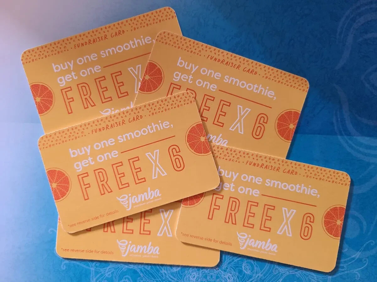 Jamba Juice BOGO Buy 1 Get 1 Smoothies Card - 6 Uses - (DIGITAL CODE ONLY)