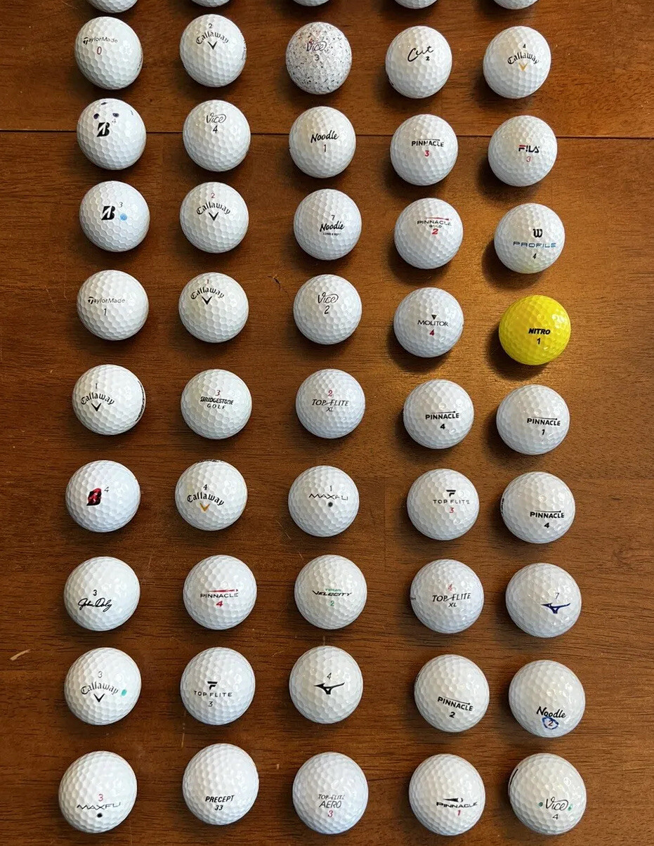 50 Assorted 4A-5A AAAA AAAAAGolf Balls High Grade - Actual Pictures - Lot 137