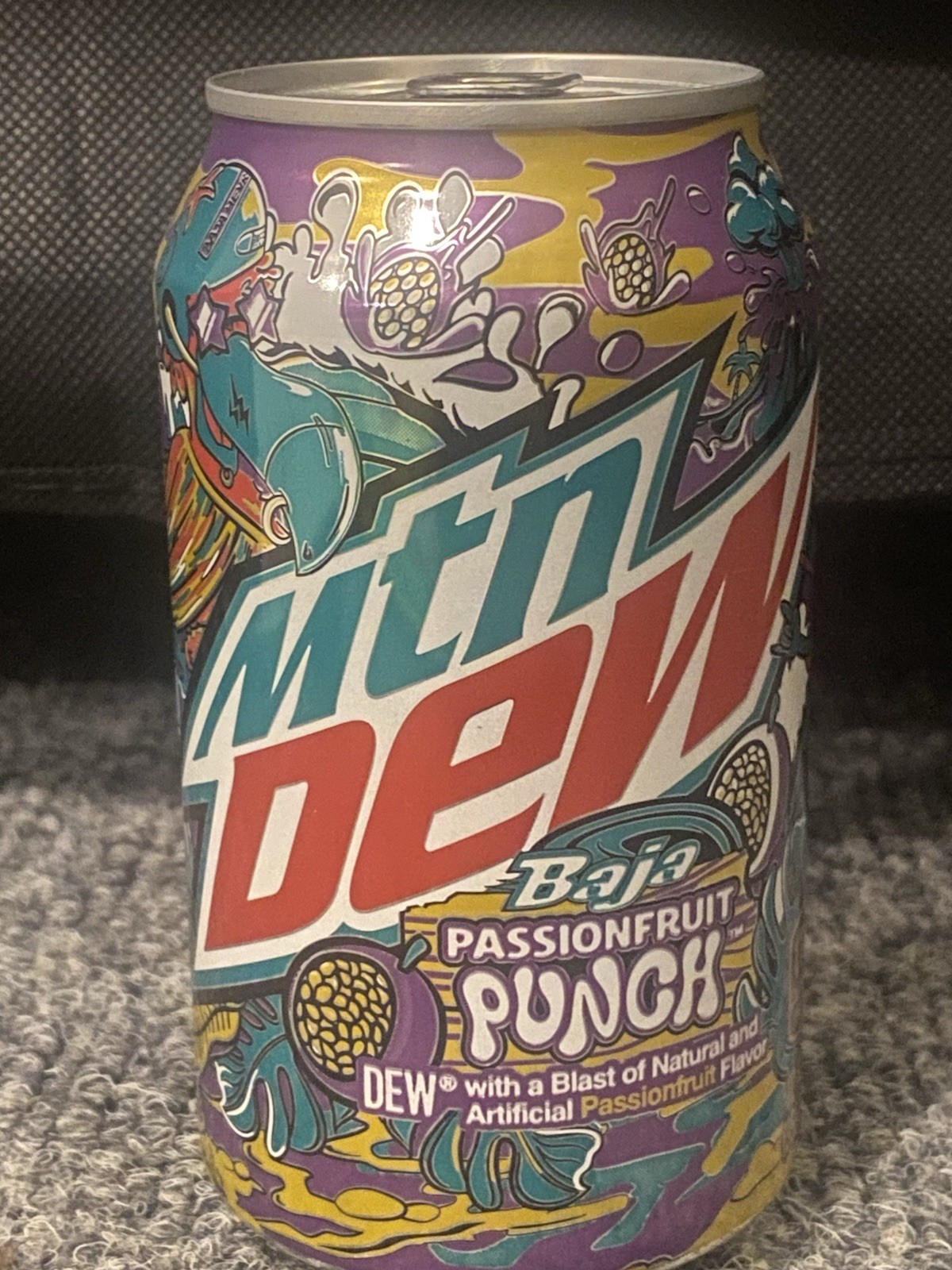 Mountain Dew Passionfruit Punch Full Unopened Can