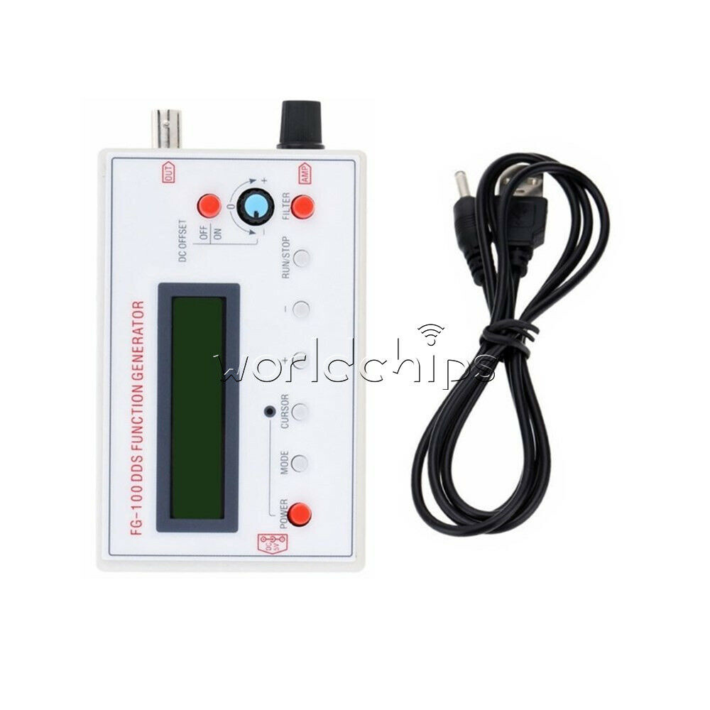 DDS Function 1HZ-500KHz Signal Generator Sine Square Triangle Wave Frequency