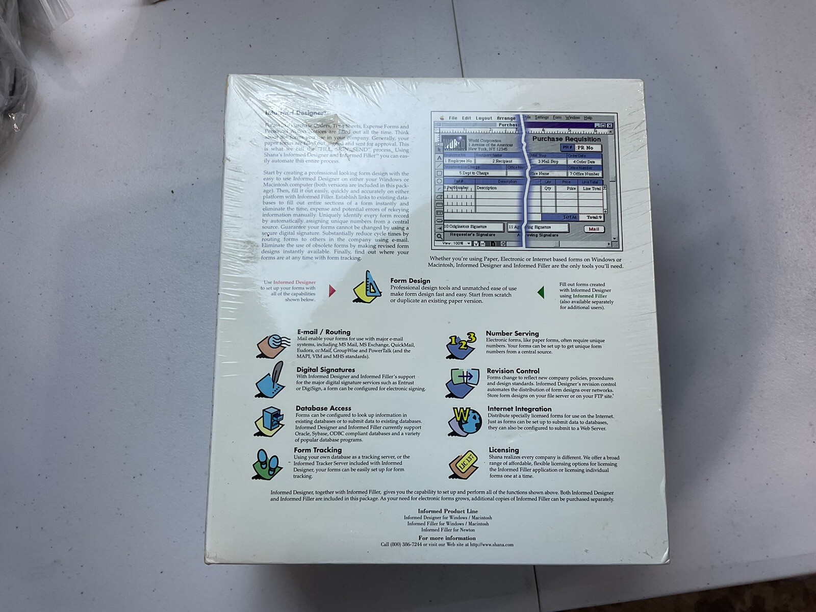 Vintage Apple Windows Informed Designer 2.0 Upgrade Software New Sealed